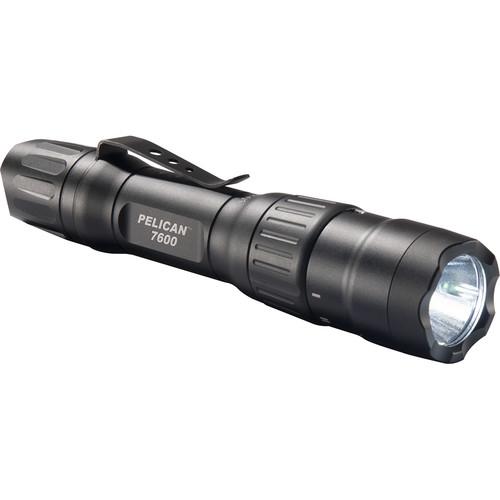 Pelican 7600WRB 3-Color LED Rechargeable Li-Ion Tactical Flashlight