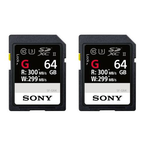 Sony 64GB SF-G Series UHS-II SDXC Memory Card