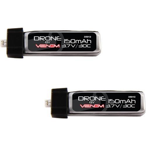 Venom Group Micro Drone 30C 1S 150mAh 3.7V LiPo Battery with E-Flite MCX Plug