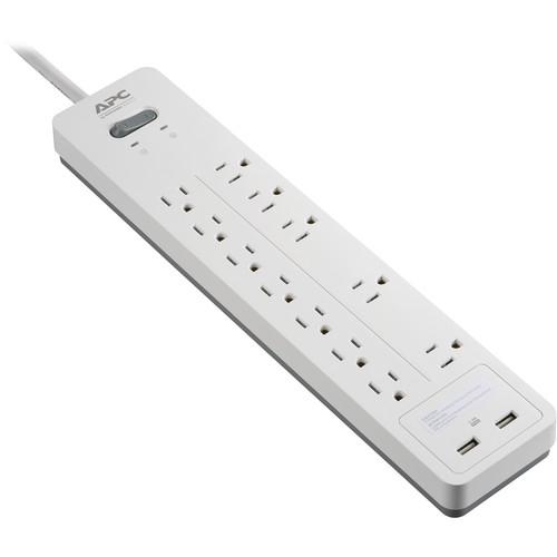 APC Home Office SurgeArrest 12-Outlet Surge Protector with USB Charging