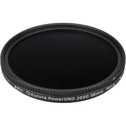 Aurora-Aperture 58mm PowerXND 2000 Variable Neutral Density 1.2 to 3.3 Filter