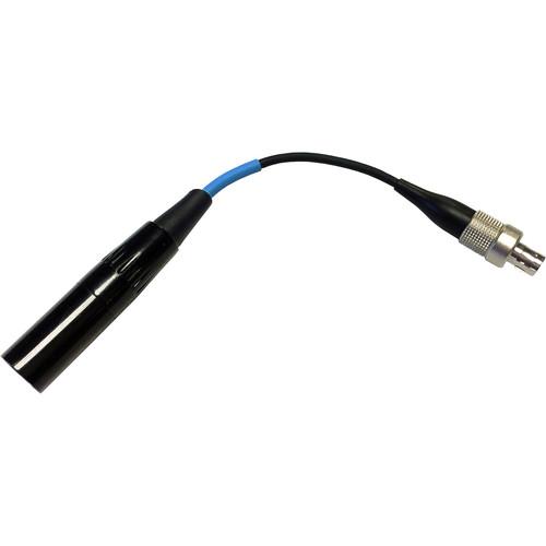 Cable Techniques TA5M to 3-Pin Locking Lemo Adapter Cable for Lectrosonics TA5F Wired Mics to SSM Transmitter