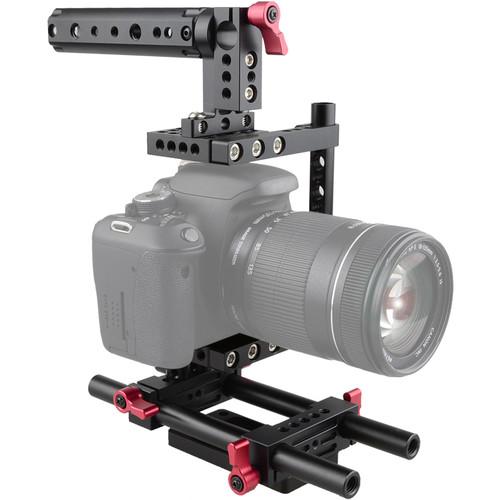 CAMVATE Camera Cage with Rail Support System