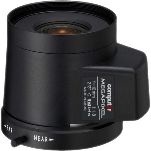 computar C-Mount 12mm f 1.8 5MP Stepping Motor Iris Lens