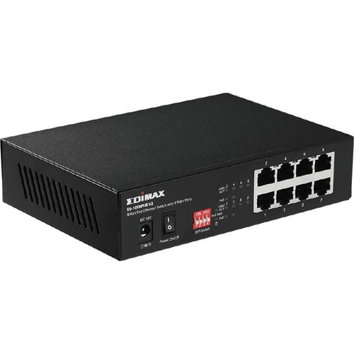 EDIMAX Technology ES-1008PHE V2 8-Port Fast Ethernet Long Range PoE Managed Switch