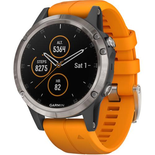 Garmin fenix 5 Plus Sapphire Edition Multi-Sport Training GPS Watch