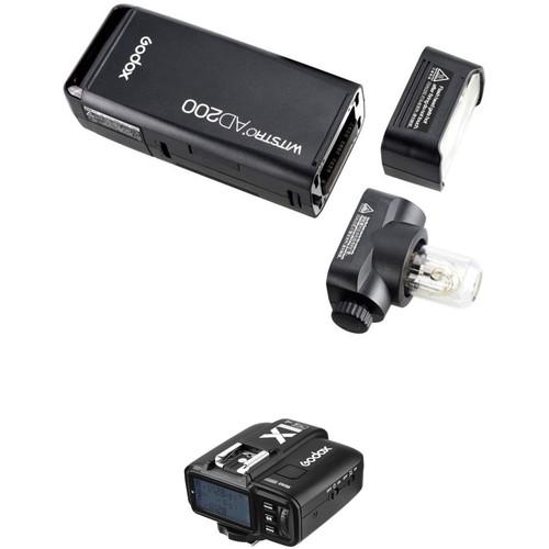 Godox AD200 TTL Pocket Flash with X1T-F Trigger Kit for Fujifilm Cameras