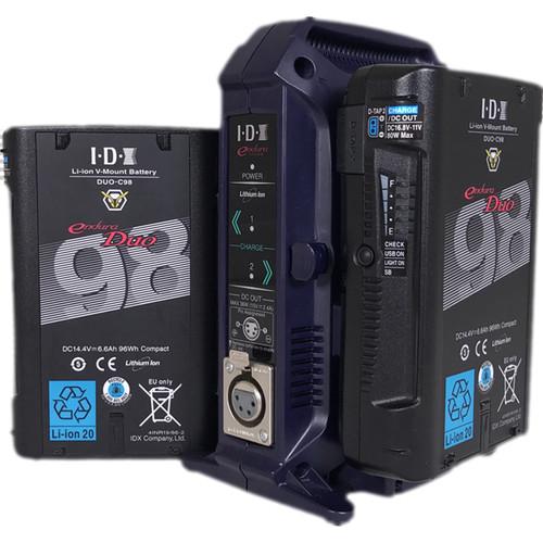 IDX System Technology Two 96Wh High-Load Battery Kit with 2-Bay Battery Charger