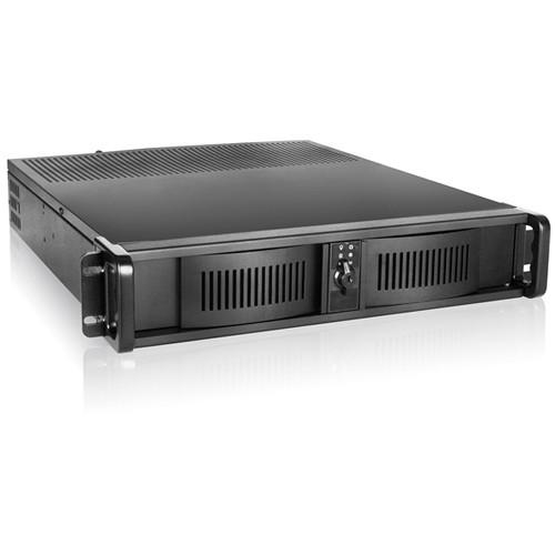 iStarUSA D-200 2 RU Compact Stylish Rackmount Chassis with Riser Card & 350W Power Supply
