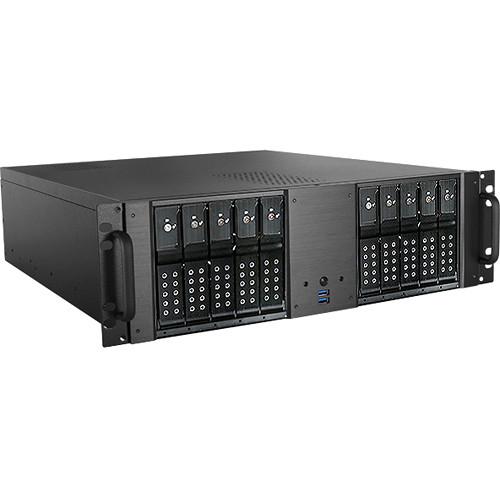 iStarUSA D-3100HN 3U Compact 10 x 3.5" HDD Bay Trayless Hotswap microATX Chassis