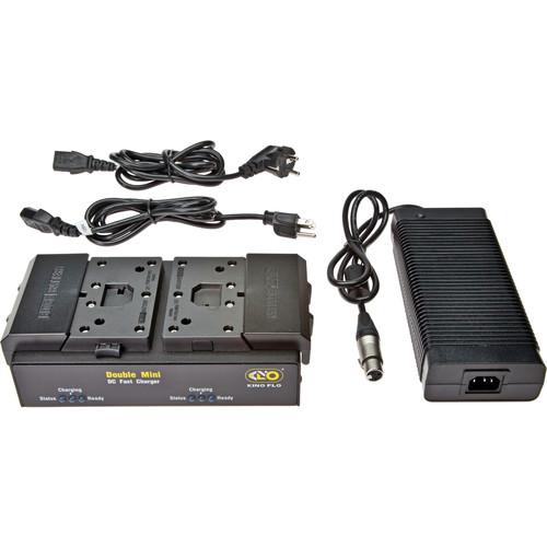 Kino Flo Dual Block Battery Fast Charger System with Universal Power Supply