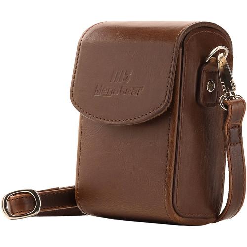 MegaGear Leather Camera Case with Strap for Panasonic Lumix ZS200, TZ200, Leica C-Lux