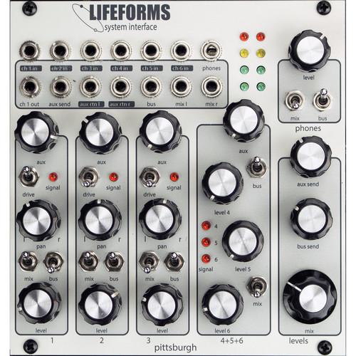 Pittsburgh Modular Lifeforms System Interface Flexible 6-Channel Audio Mixer Hub Eurorack Module