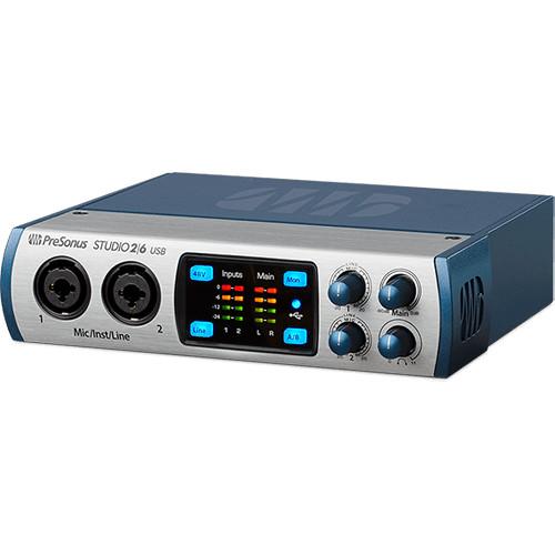 PreSonus Studio 26 - 2x4 192 kHz, USB 2.0 Audio MIDI Interface
