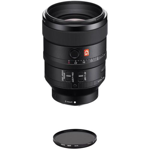Sony FE 100mm f 2.8 STF GM OSS Lens with Circular Polarizer Filter Kit