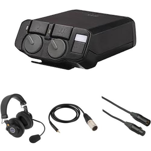 Telex RTS 2-Channel Portable Beltpack Communications Kit with Dual-Sided Headset