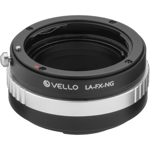 Vello Nikon F-Mount G Lens to Fujifilm X-Mount Camera Lens Adapter with Aperture Control