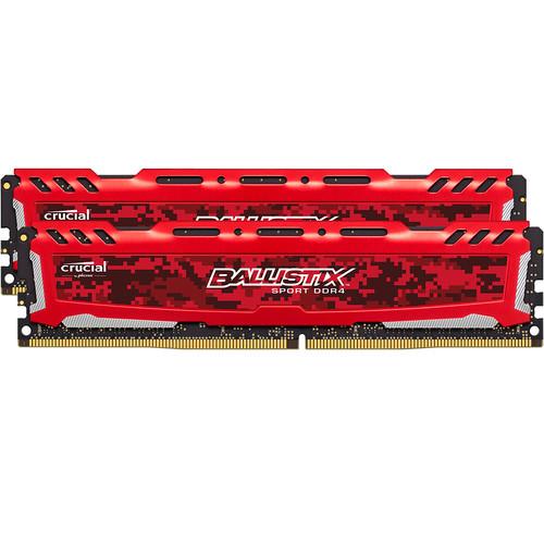 Ballistix 32GB Sport LT Series DDR4 2666 MHz DR UDIMM Memory Kit