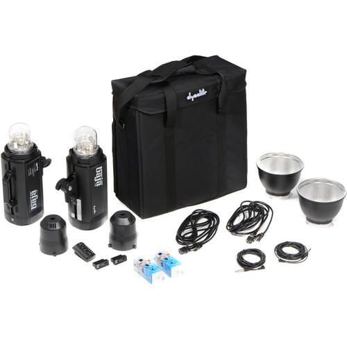 Dynalite A6-600 Monolight 2-Light Kit with Case