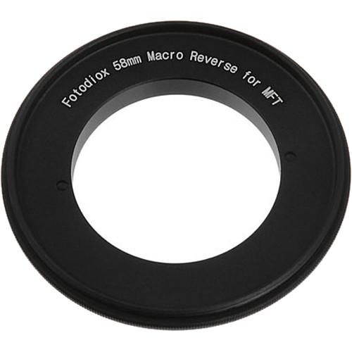 FotodioX 58mm Reverse Mount Macro Adapter Ring for Micro Four Thirds-Mount Cameras
