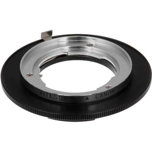 FotodioX Pro Lens Mount Adapter with Generation v10 Focus Confirmation Chip for Vitessa T-Mount Lens to Canon EF or EF-S Mount Camera