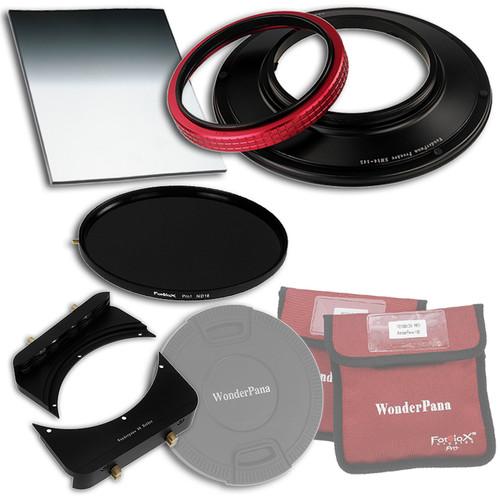 FotodioX WonderPana 145 Core Unit Kit for Sigma 14mm Lens with 6.6 x 8.5" Soft-Edge Graduated Neutral Density 0.6 and 145mm Circular Polarizer Filters