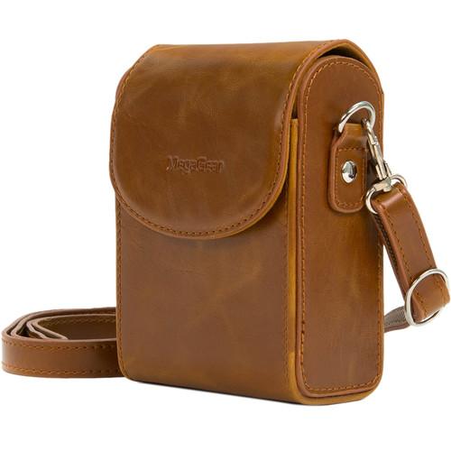 MegaGear Leather Camera Case with Strap for Samsung WB350F