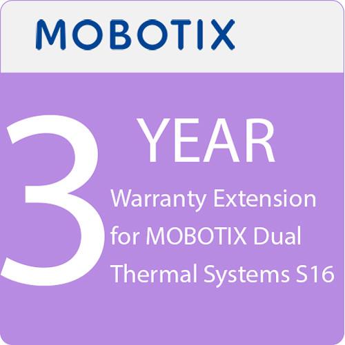MOBOTIX 3-Year Warranty Extension for MOBOTIX Dual Thermal Systems S16