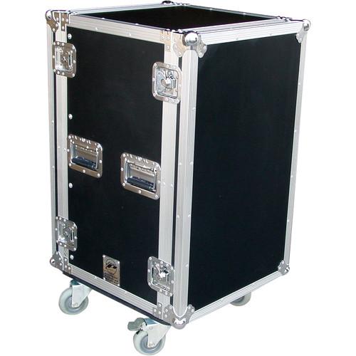 Pro Cases 20U Amp Rack Case with Casters