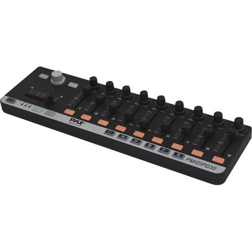 Pyle Pro PMIDIPD30 MIDI Controller for Music Production