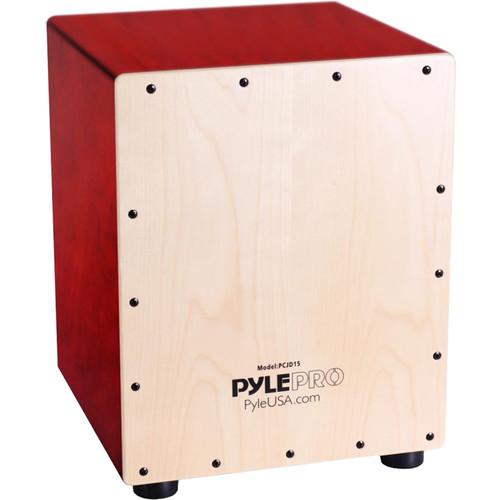 Pyle Pro Snare-Style Cajon Wooden Percussion Box