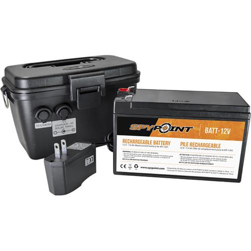 Spypoint Rechargeable 12V Battery, Charger &