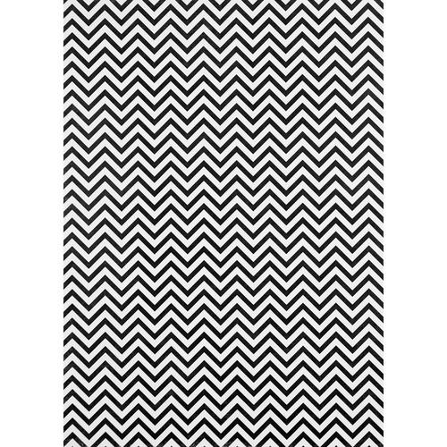 Westcott Narrow Chevron Art Canvas Backdrop with Grommets