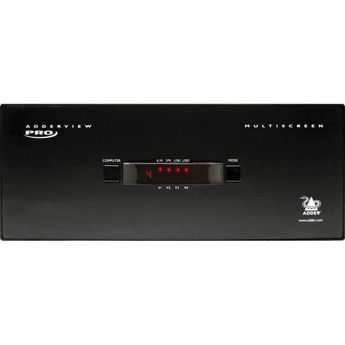 Adder ADDERView 4 PRO Dual-Link DVI-I Video & Peripheral Switch