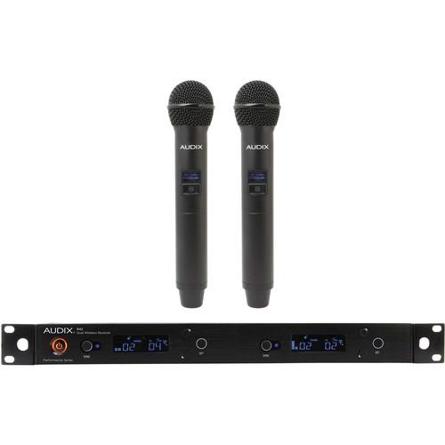 Audix AP42 Performance Series Dual-Channel Wireless System with Two H60 OM5 Handheld Transmitters
