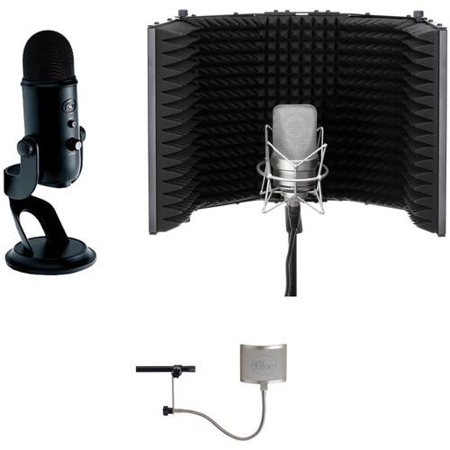 Blue Yeti USB Mic Kit with Windscreen and Reflection Filter
