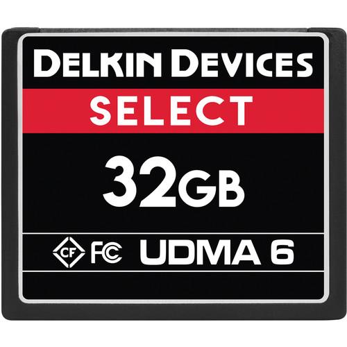 Delkin Devices 32GB Select UDMA 6 CompactFlash Memory Card