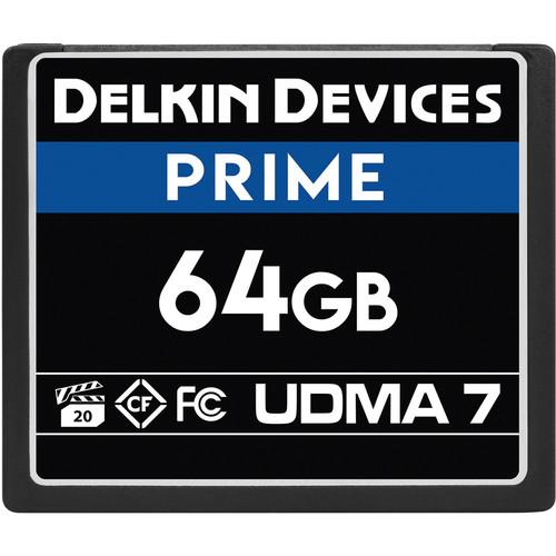 Delkin Devices 64GB Prime UDMA 7 CompactFlash Memory Card