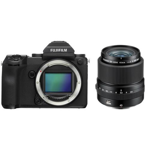 FUJIFILM GFX 50S Medium Format Mirrorless Camera with 45mm Lens Kit