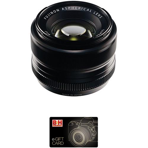FUJIFILM XF 35mm f 1.4 R Lens with $50 Gift Card Kit