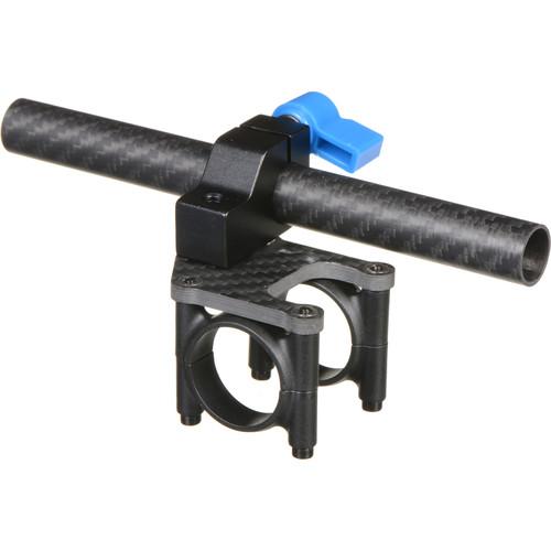 GyroVu Carbon Fiber Clamp Adapter with 6" 15mm Rod for Ronin-M MX & MoVI