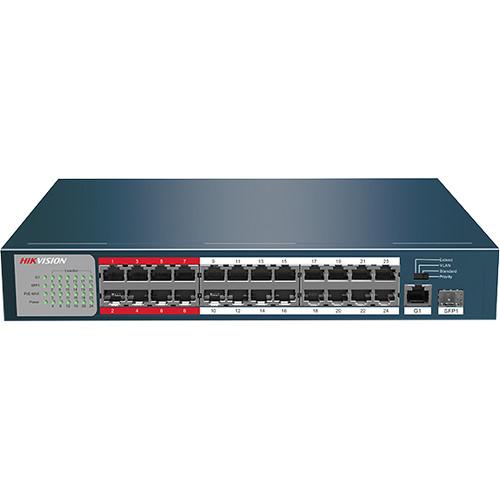 Hikvision DS-3E0326P-E M 24-Port Fast Ethernet PoE Unmanaged Switch