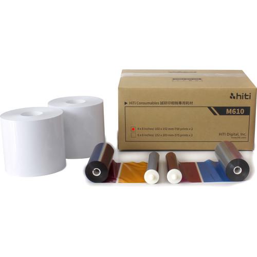 HiTi M610 4 x 6" Print Kit
