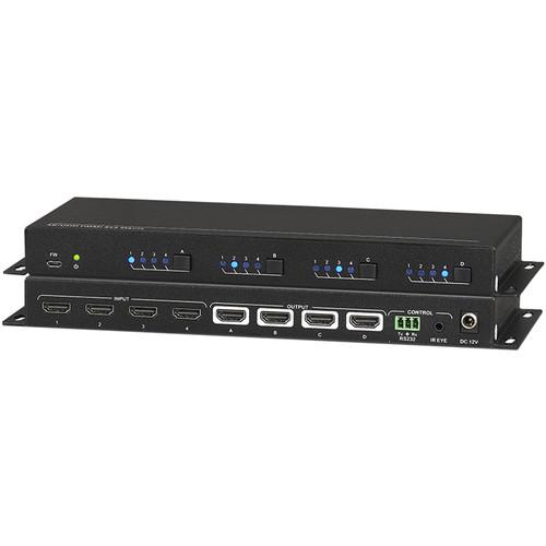 KanexPro 4x4 HDMI 4K 60 Matrix Switcher
