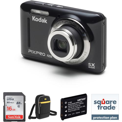 Kodak PIXPRO FZ53 Digital Camera Deluxe Kit