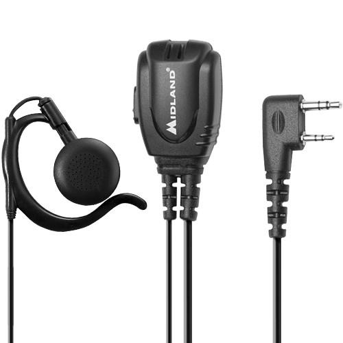 Midland BizTalk BA2 Over-the-Ear Headset with PTT Microphone