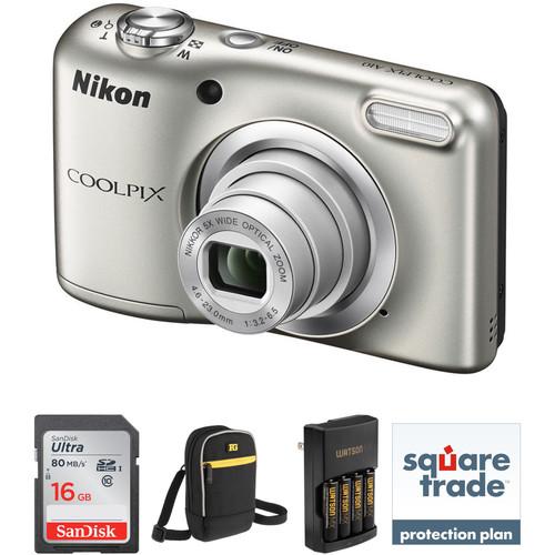 Nikon COOLPIX A10 Digital Camera Deluxe Kit