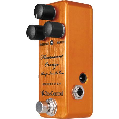 OneControl Fluorescent Orange Amp In A Box Distortion Pedal