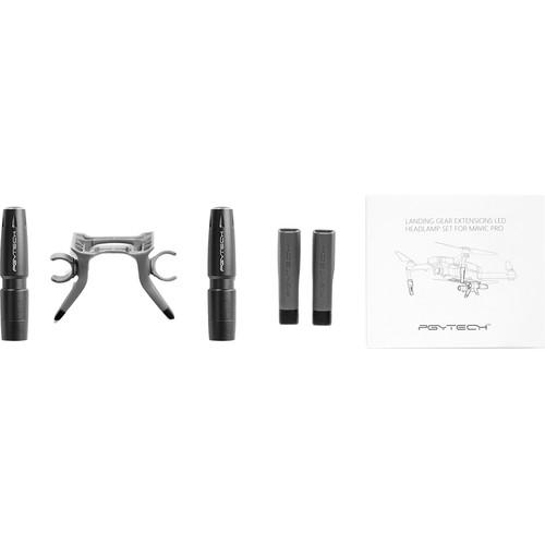 PGYTECH Landing Gear Extensions LED Headlamp Set for DJI Mavic Pro