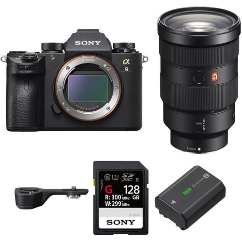 Sony Alpha a9 Mirrorless Digital Camera with 24-70mm f 2.8 Lens & Accessories Kit